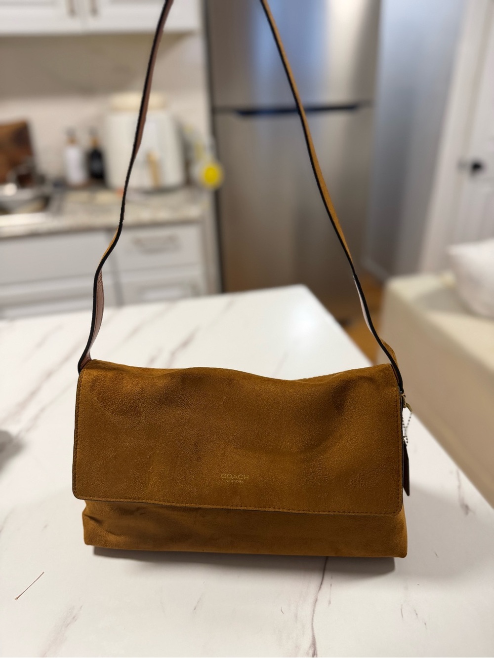 Coach Chelsea Shoulder Bag in Suede